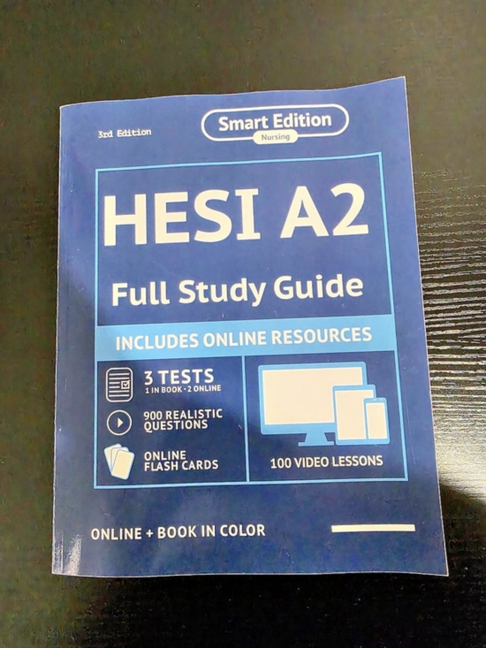 Smart Edition Nursing HESI A2 Full Study Guide, 3rd Edition